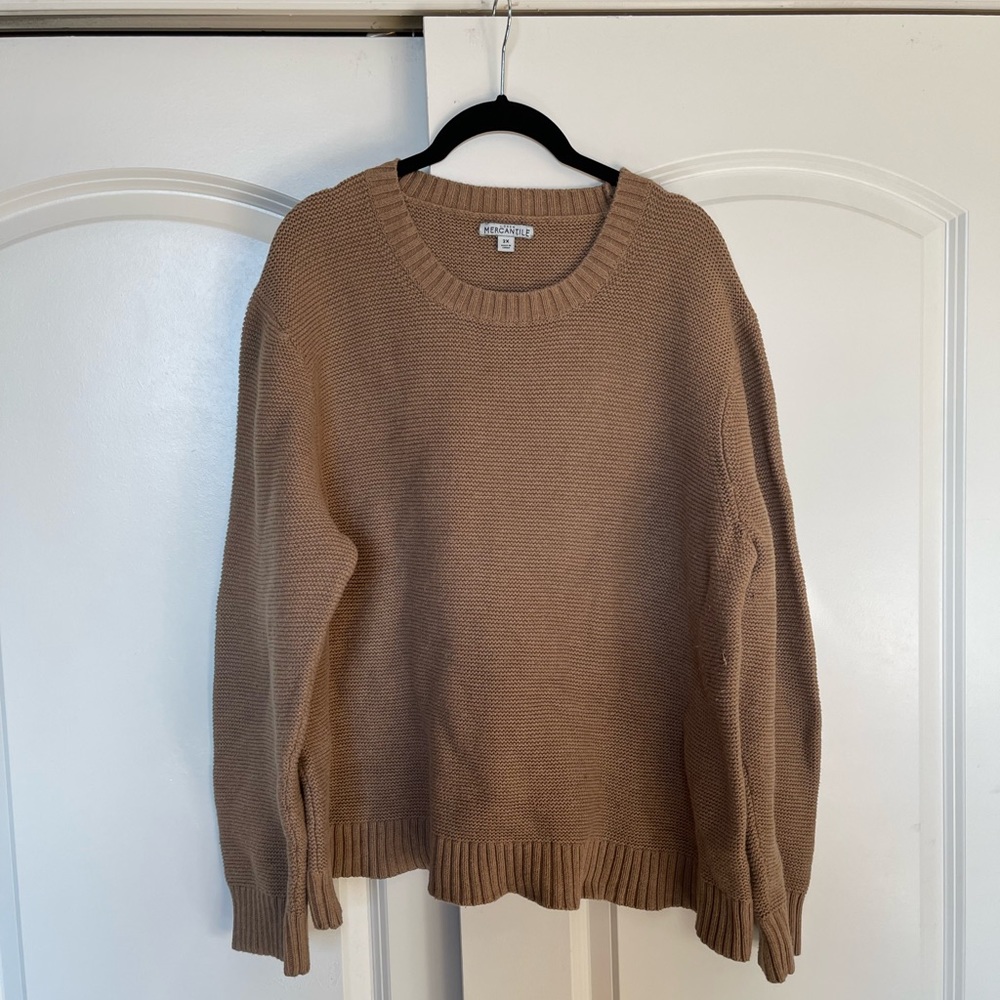 J. Crew Factory | Wool Sweater | Tan | Size 2XL